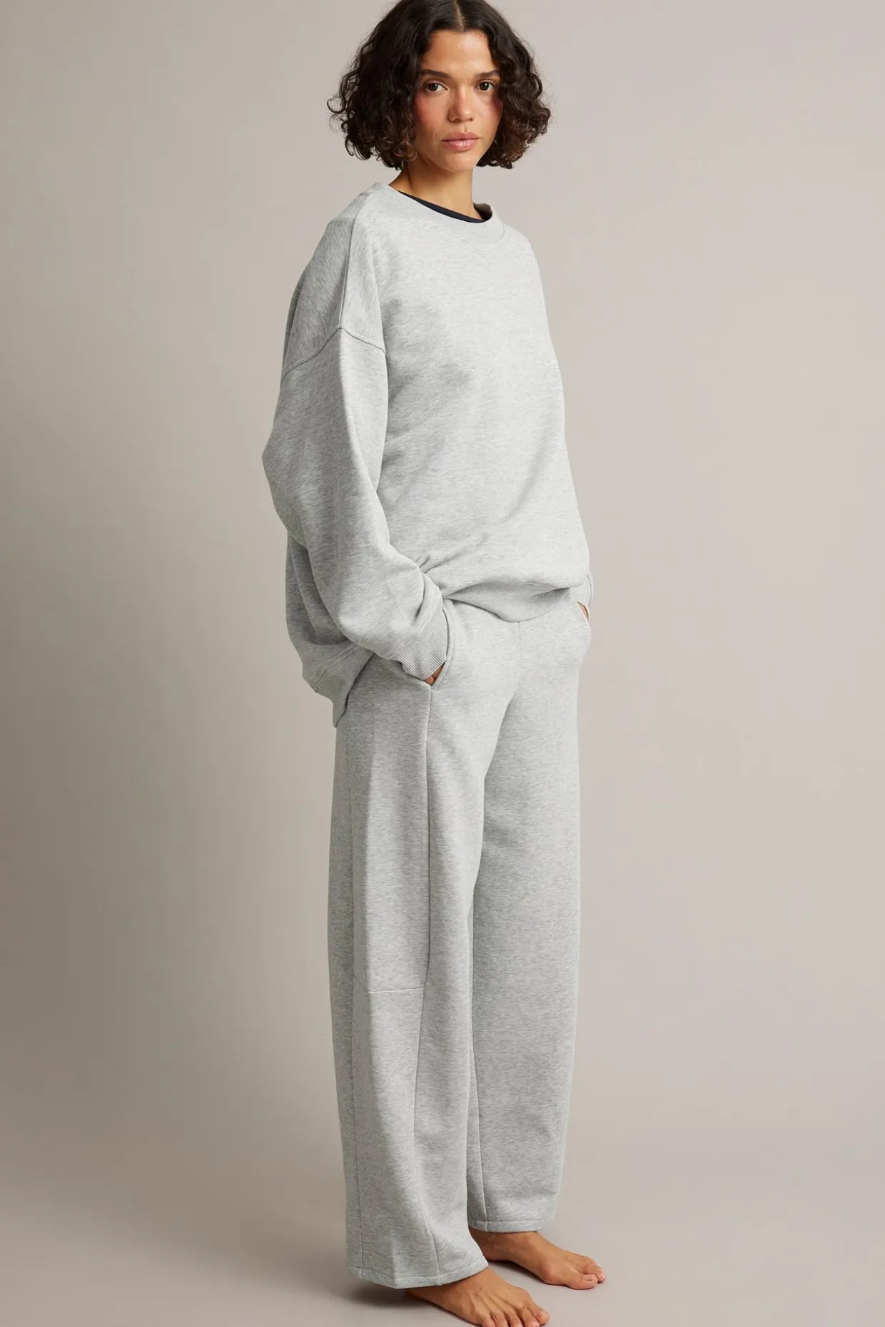 Sweatpants barrel fit
