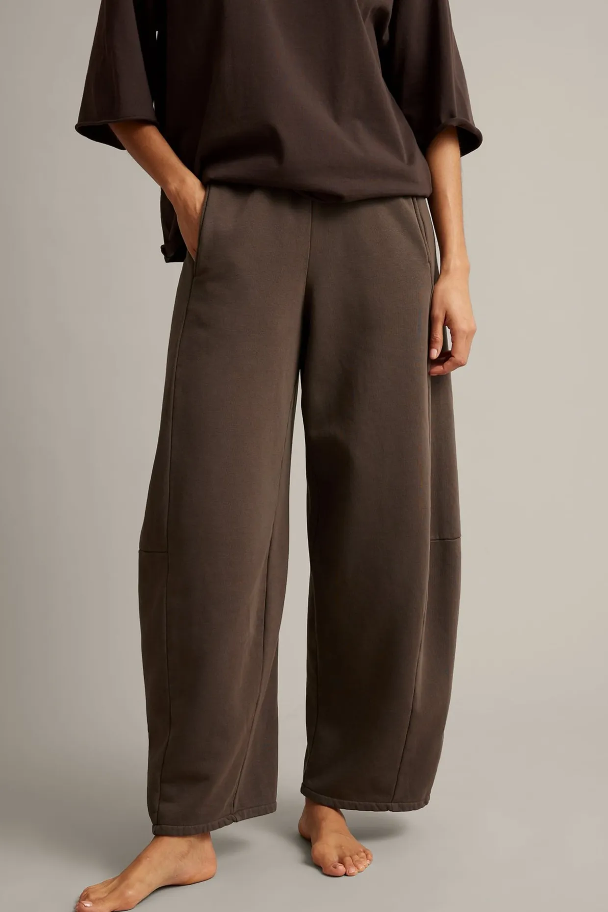 Sweatpants barrel fit
