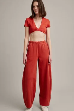 Sweatpants barrel fit