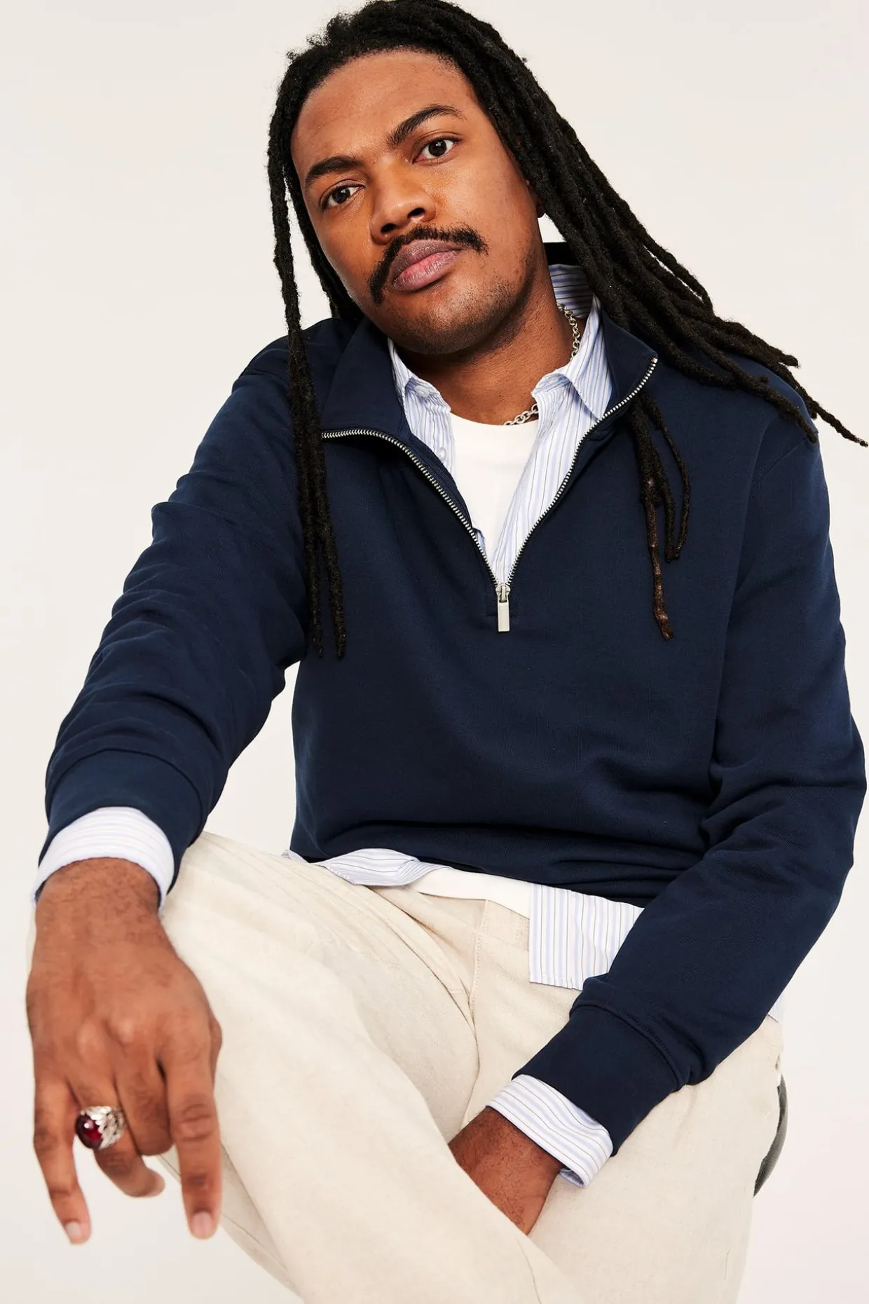 Sweatshirt half-zip
