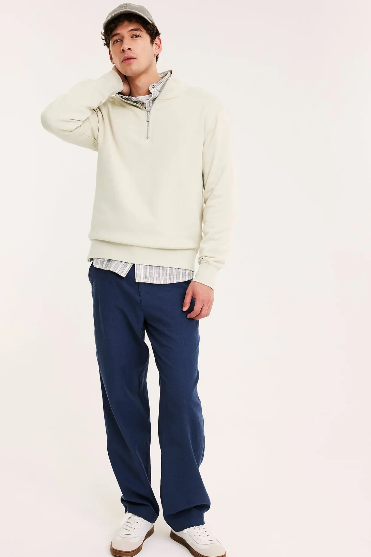 Sweatshirt half-zip
