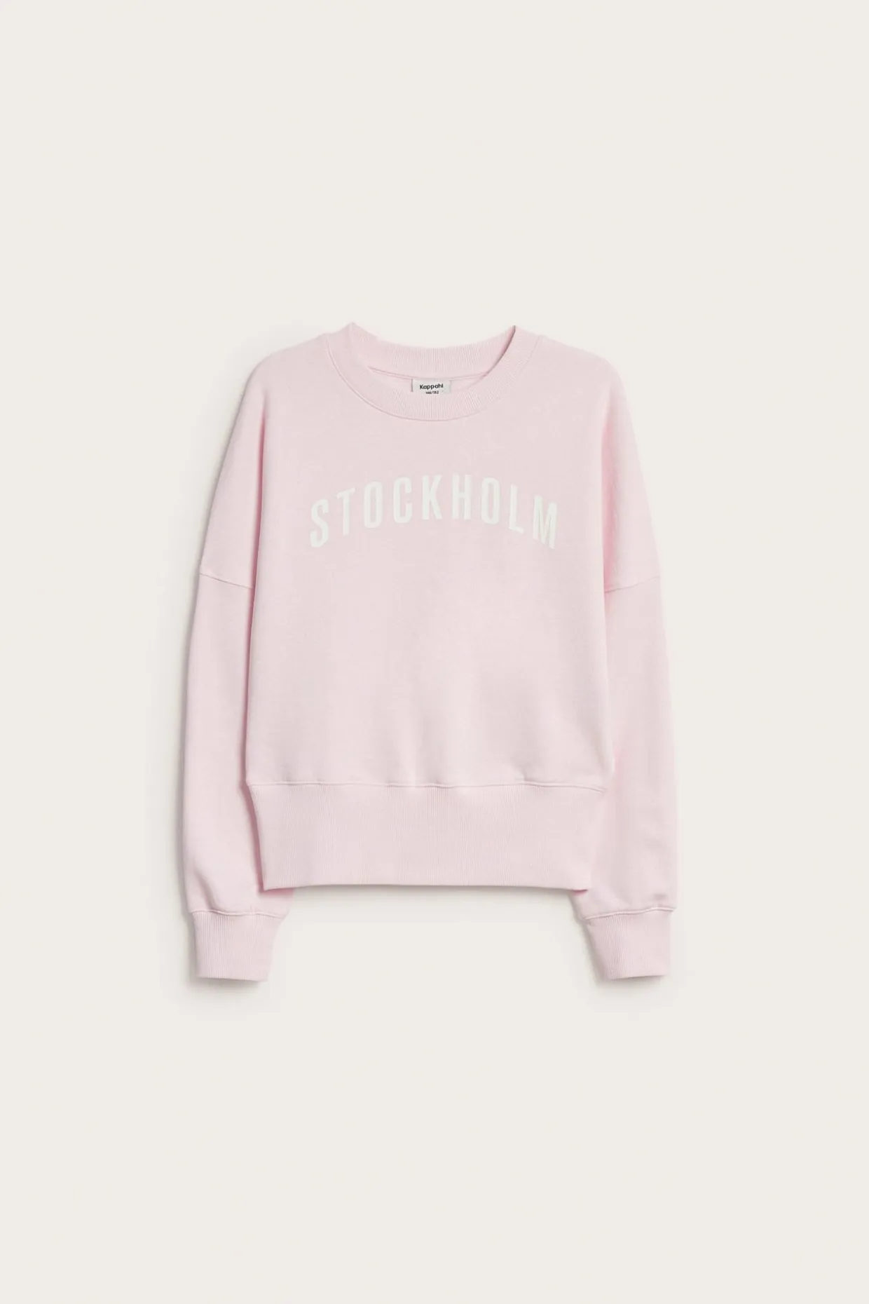 Sweatshirt med bred mudd