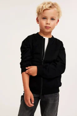 Sweatshirt med dragkedja