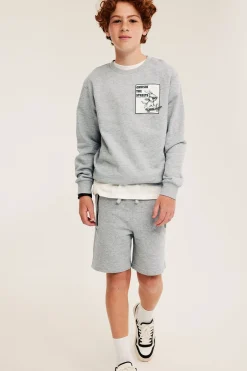 Sweatshirt med tryck