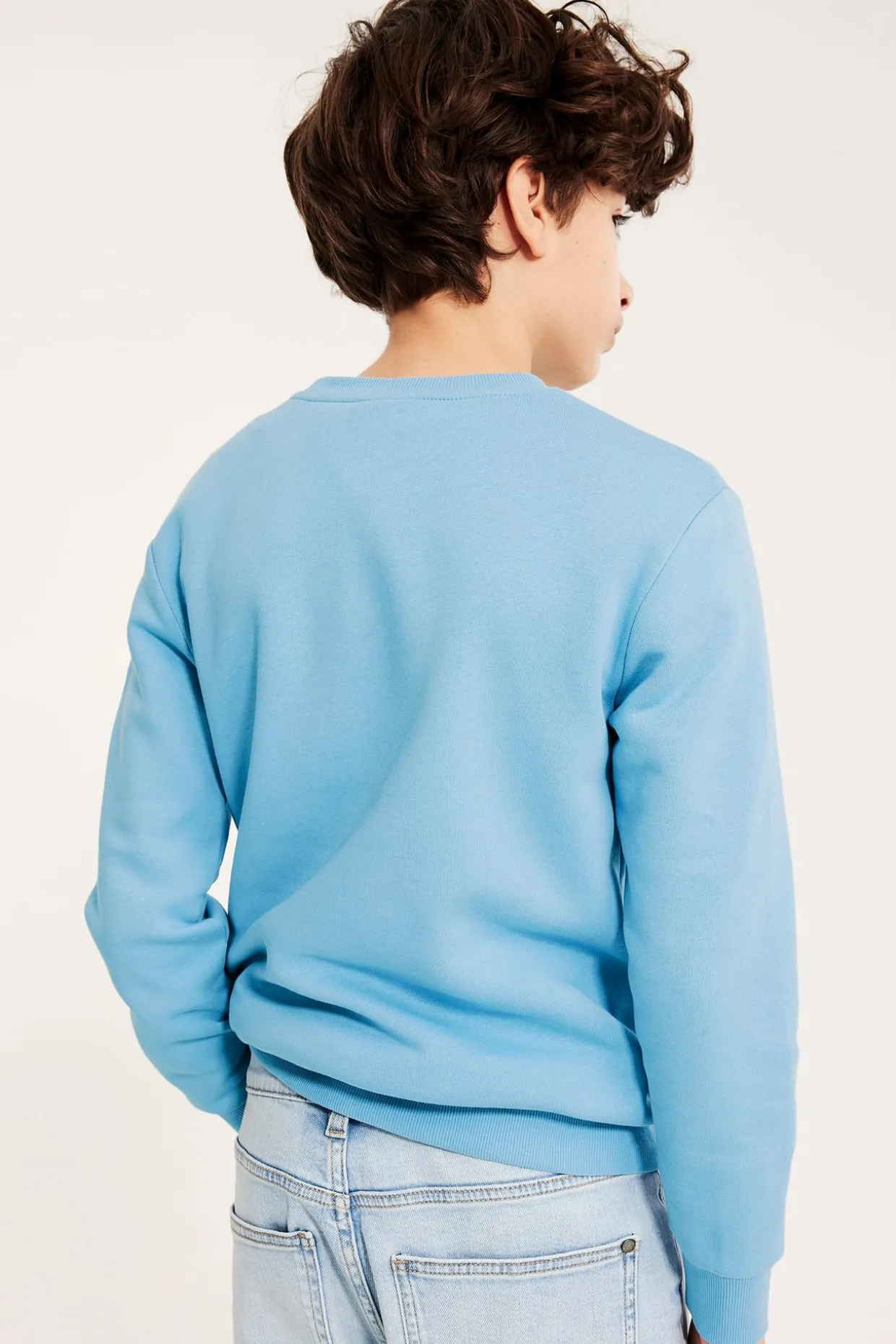 Sweatshirt med tryck