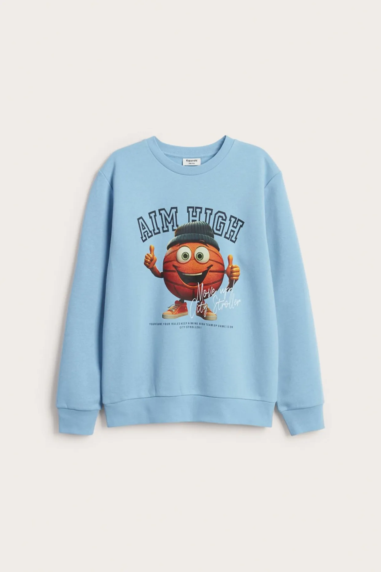 Sweatshirt med tryck