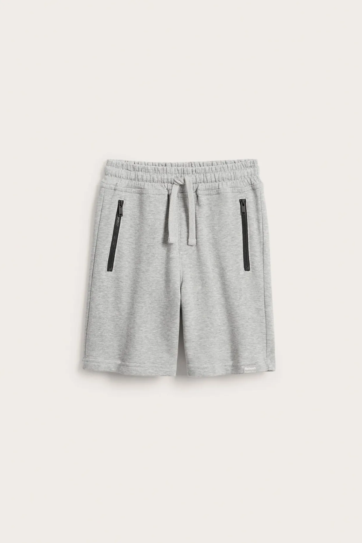 Sweatshorts i bomullstrikå