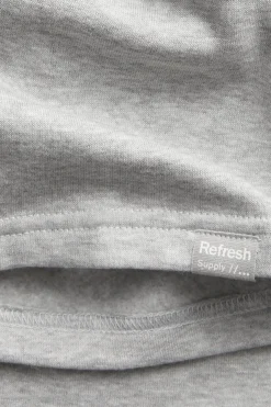 Sweatshorts i bomullstrikå