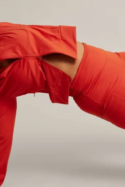 Träningsjacka i mjuk stretchjersey