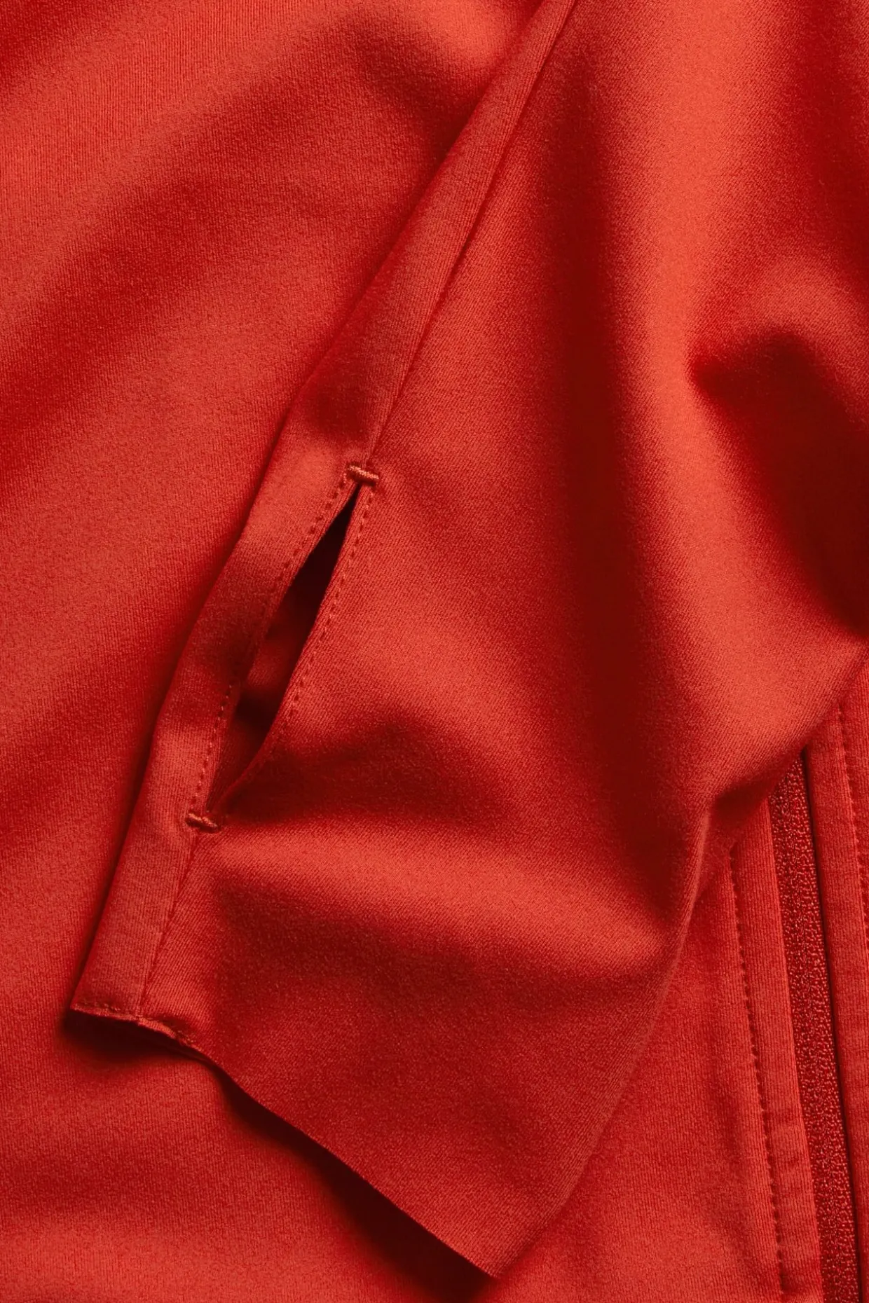 Träningsjacka i mjuk stretchjersey