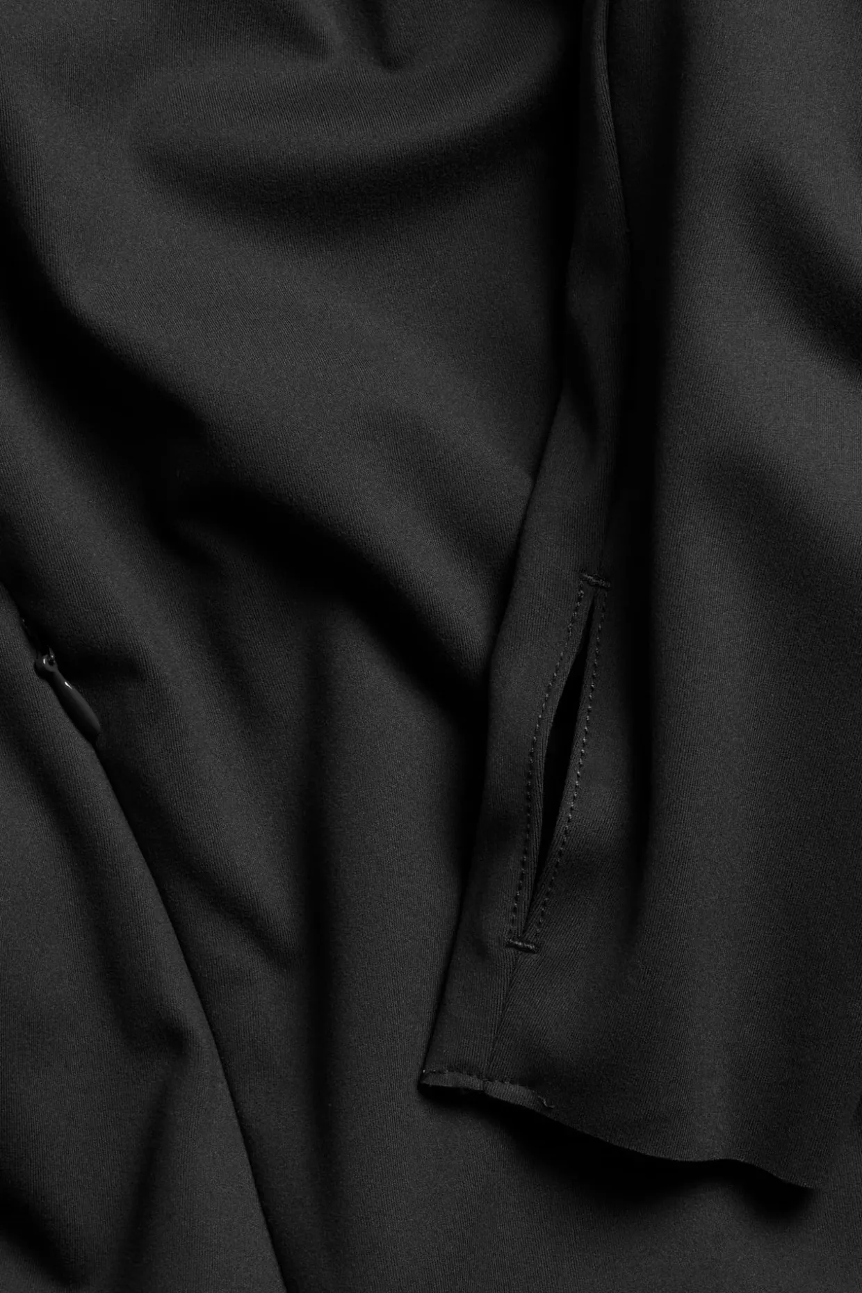 Träningsjacka i mjuk stretchjersey