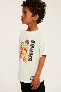 T-shirt Bowser i bomullstrikå