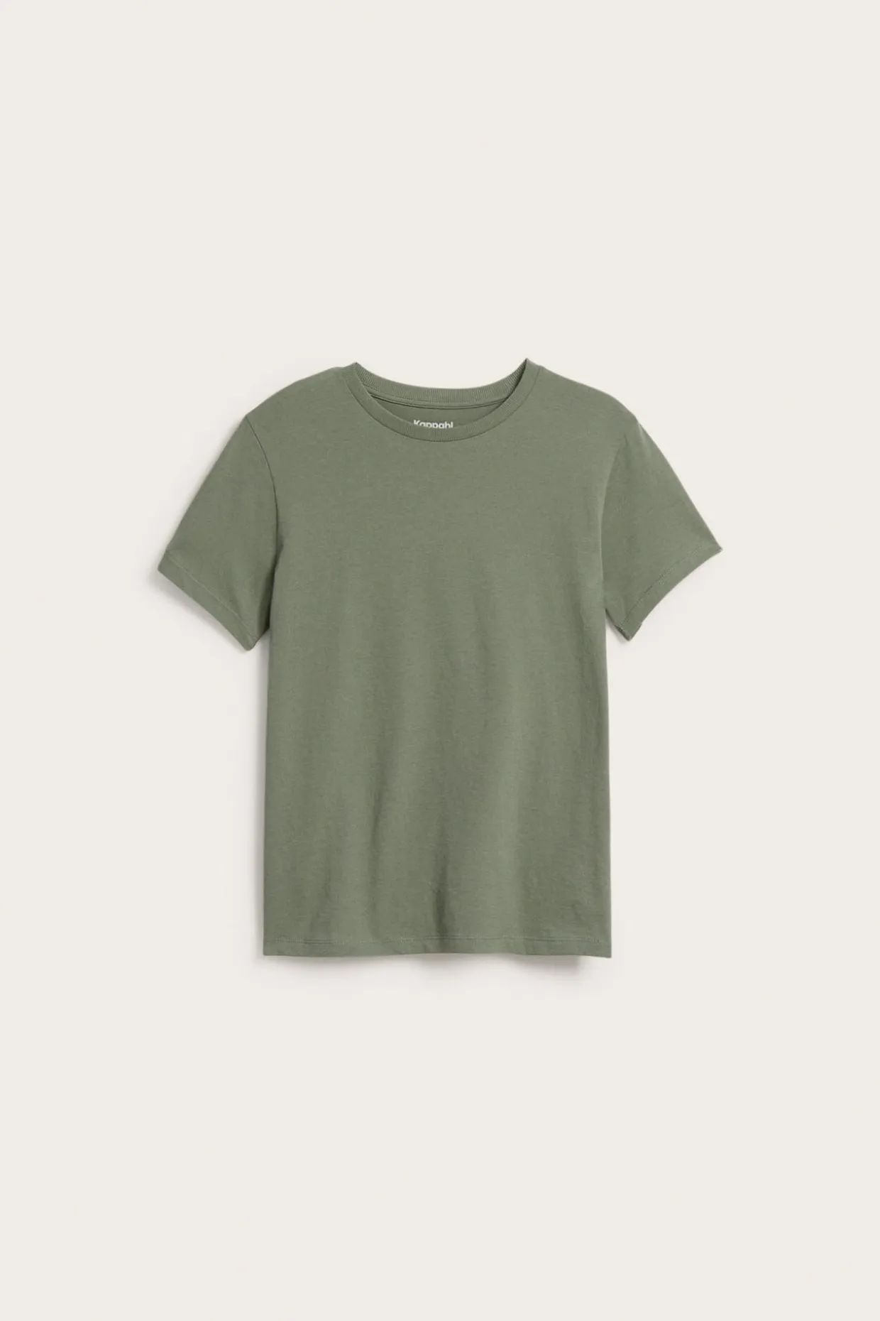 T-shirt i bomullstrikå med kort ärm