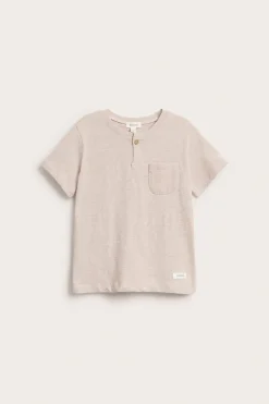T-shirt i slubtrikå med ficka