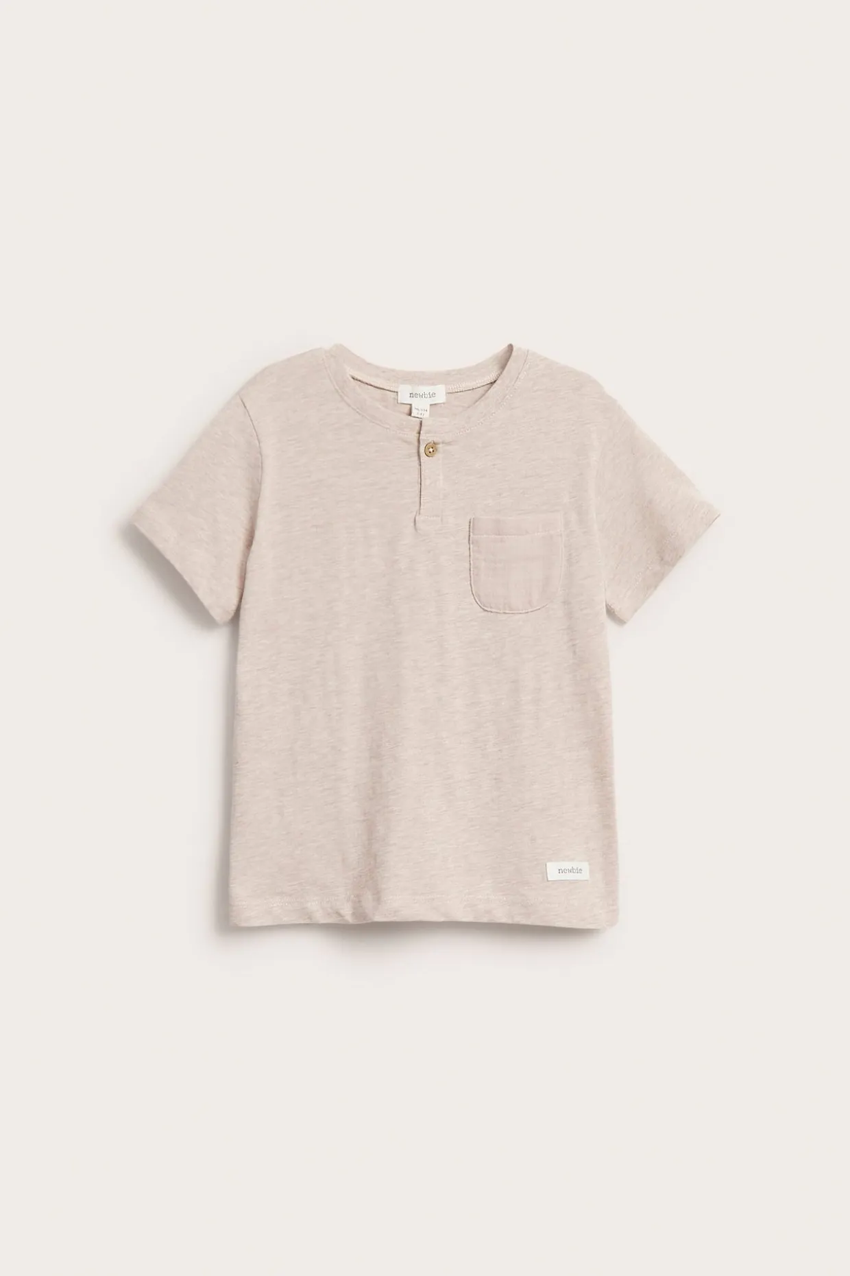 T-shirt i slubtrikå med ficka