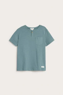 T-shirt i slubtrikå med ficka