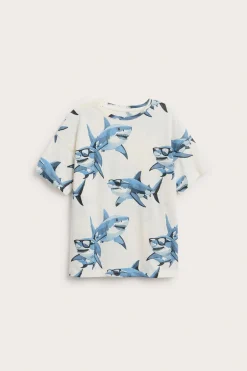 T-shirt med hajar