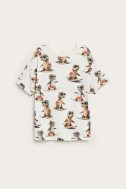 T-shirt med krokodiler