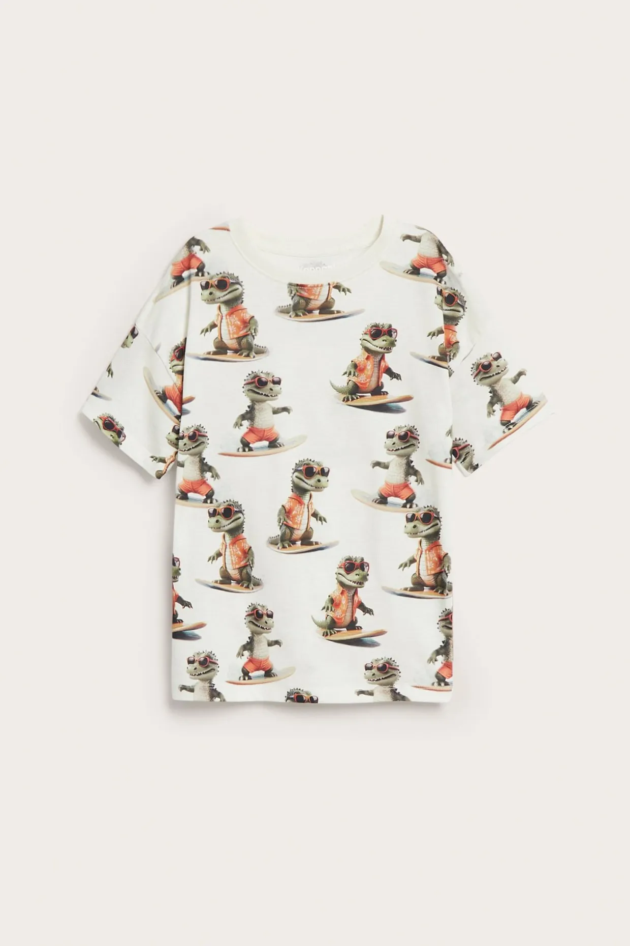 T-shirt med krokodiler
