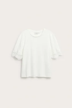 T-shirt med spets