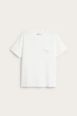 T-shirt med strukturmönster regular fit