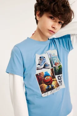 T-shirt med tryck