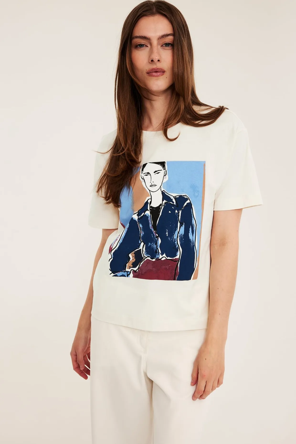 T-shirt med tryck
