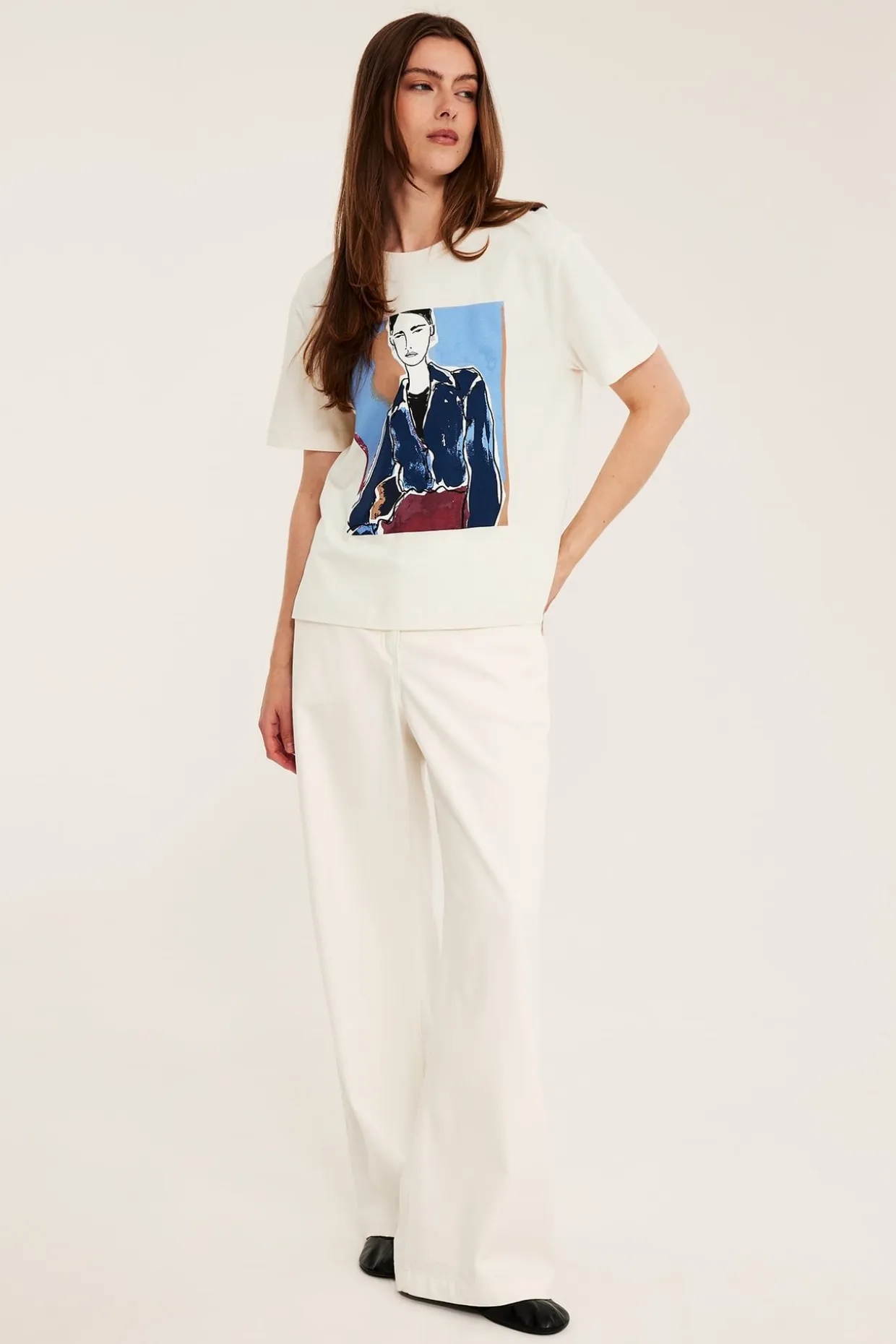 T-shirt med tryck