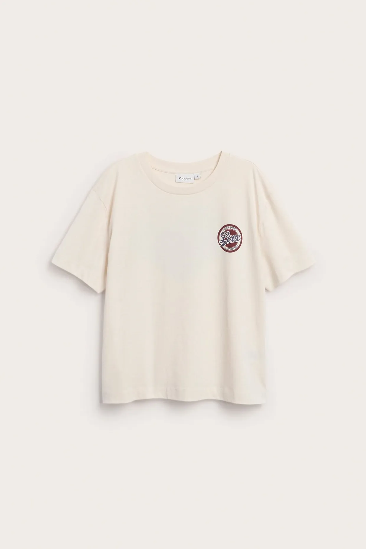 T-shirt med tryck "Love".