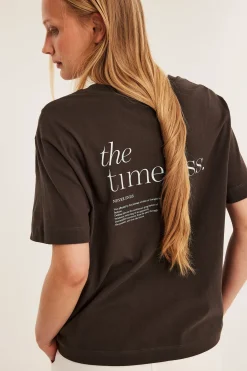 T-shirt med tryck "Today"