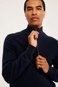 Ulltröja half-zip