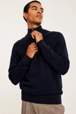 Ulltröja half-zip