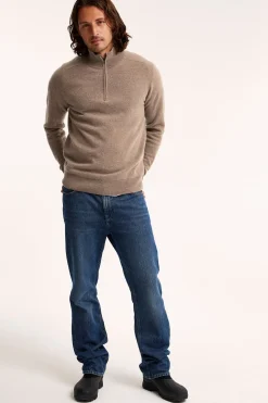 Ulltröja half-zip