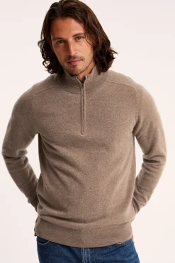 Ulltröja half-zip