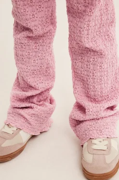 Utsvängda spetsleggings