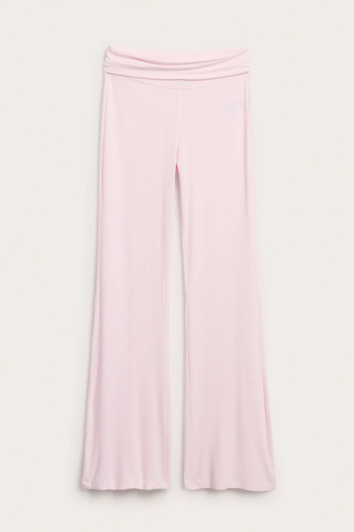 Utsvängda yoga pants i viskosjersey