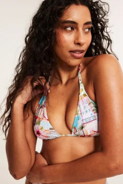 Vadderad trekantsbikini-bh