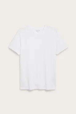 V-ringad t-shirt i bomull
