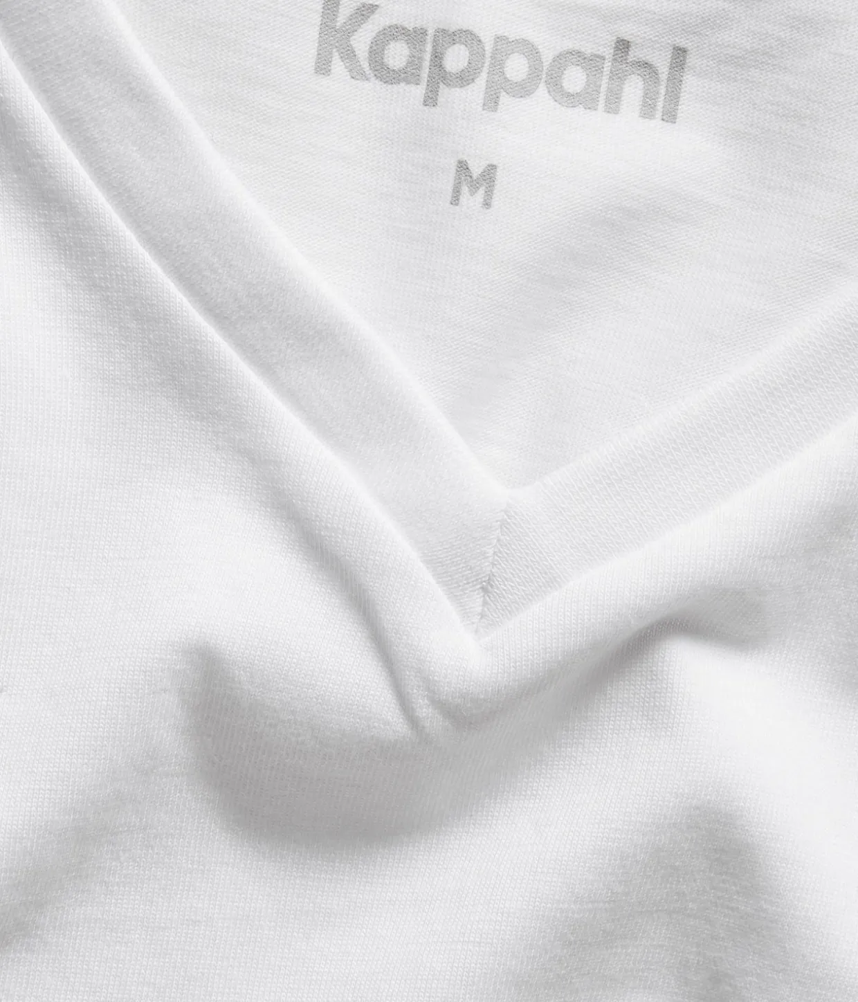 V-ringad t-shirt i bomull