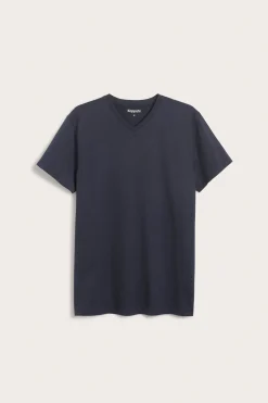 V-ringad t-shirt i bomull