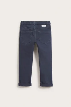 Vävda byxor i twill