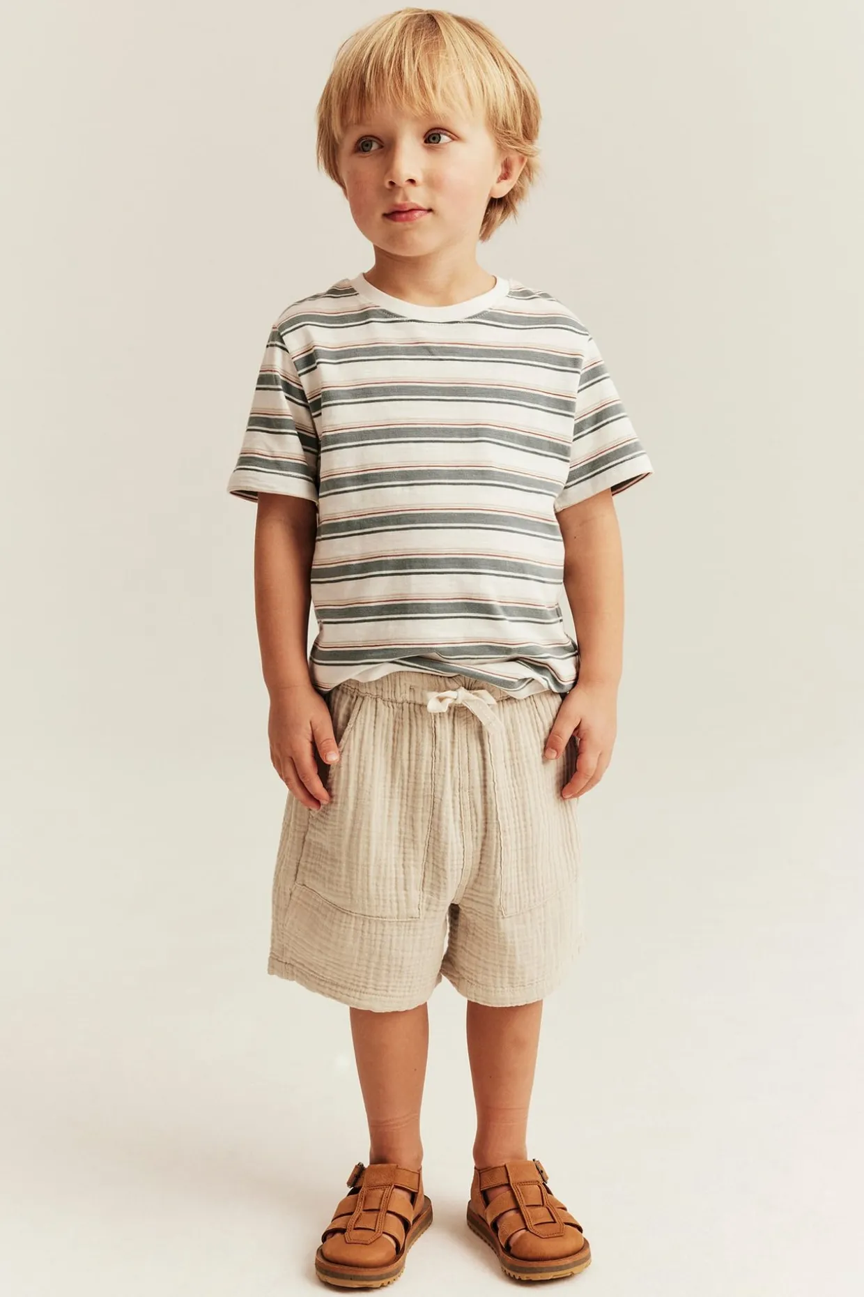 Vävda shorts