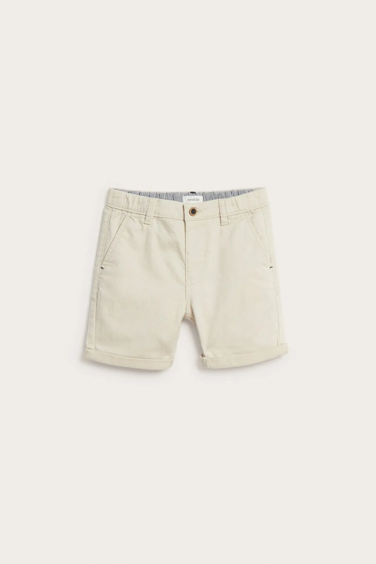 Vävda shorts med fickor