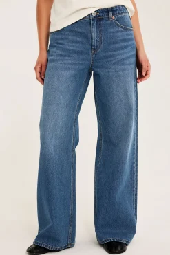 Wide jeans high waist