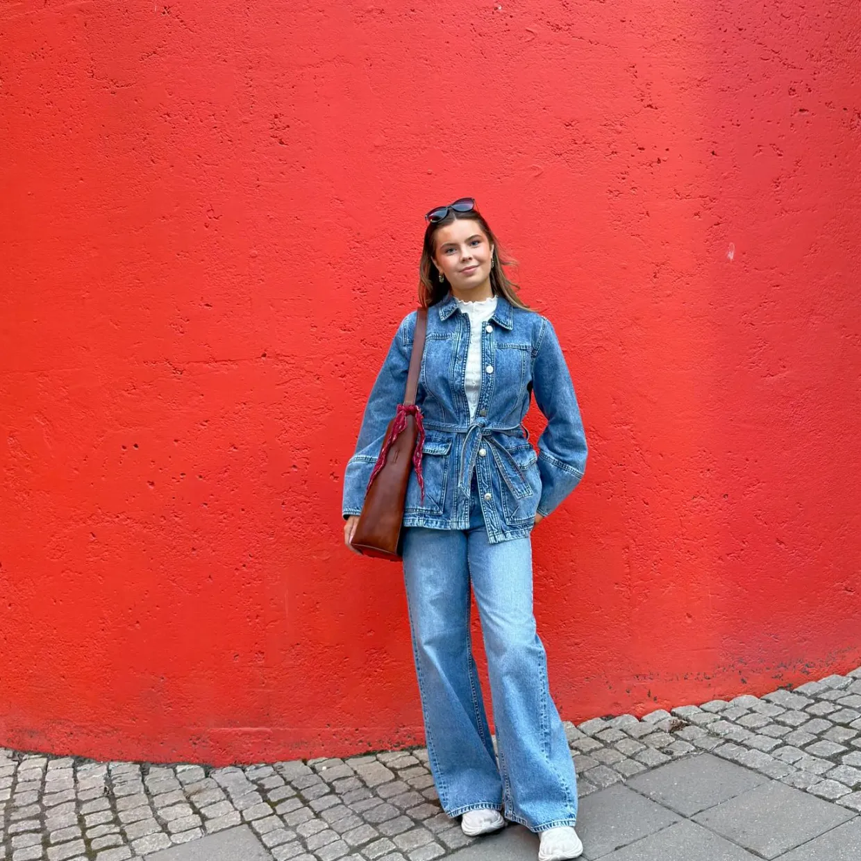 Wide jeans high waist