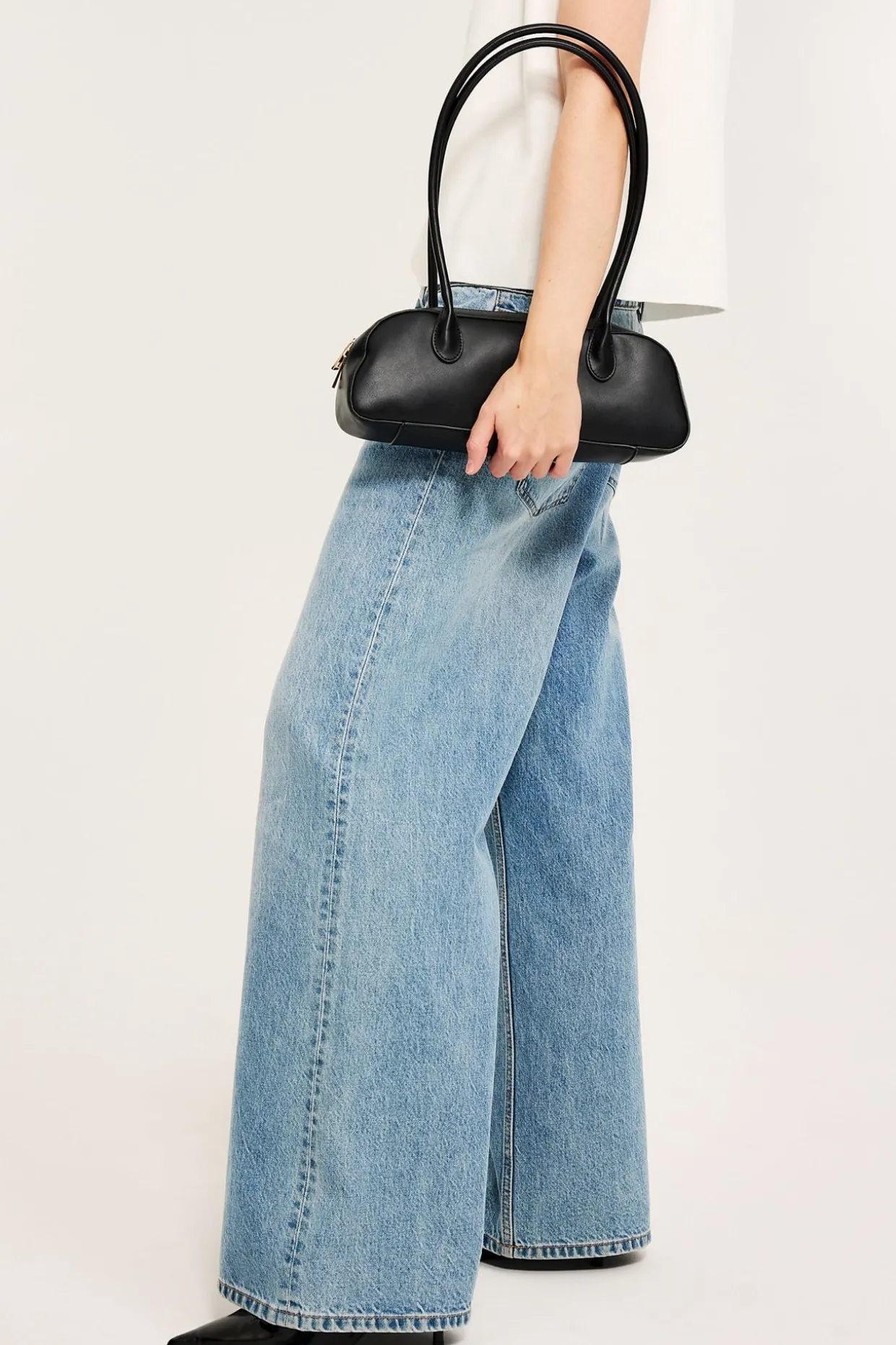 Wide jeans high waist