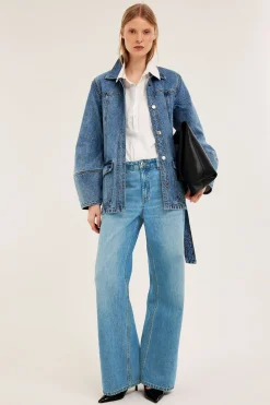 Wide jeans high waist