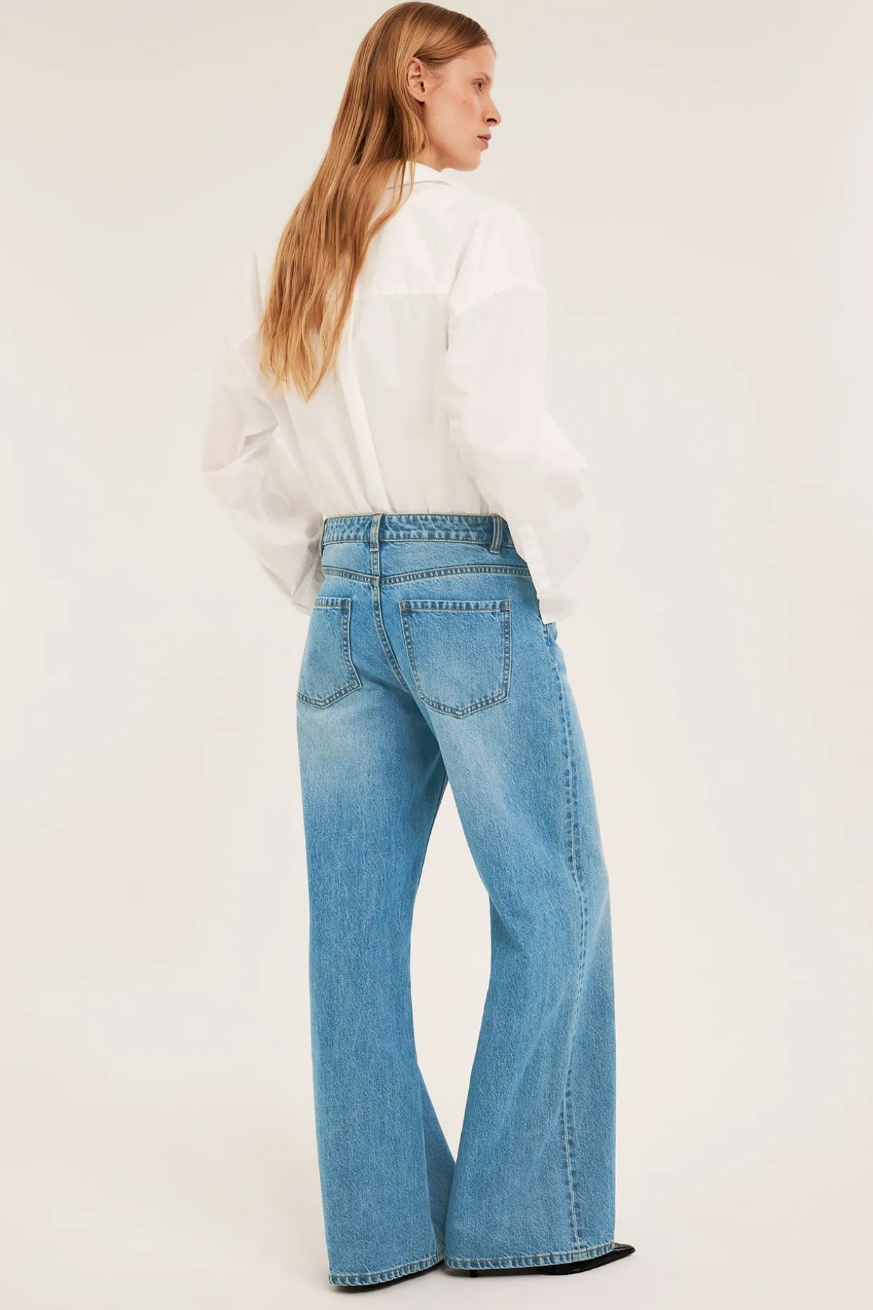 Wide jeans high waist