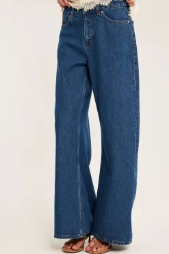 Wide jeans high waist