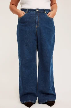 Wide jeans high waist